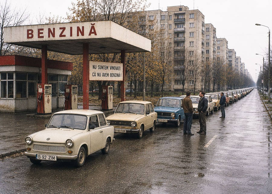 Gas shortages in communist Romania were frequent