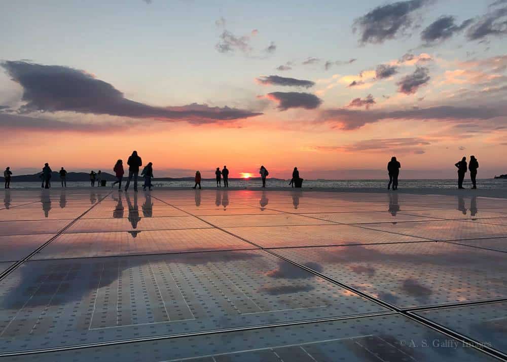 Sunset in Zadar