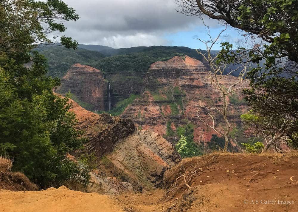 View of the Waimea Canyon which is tied to Hawaiian legends