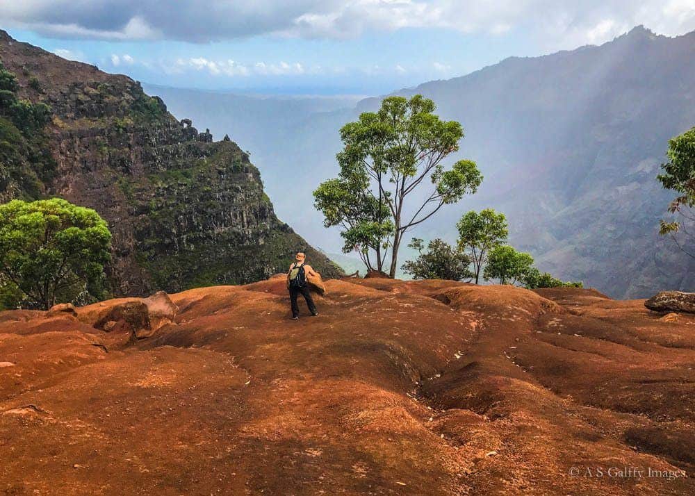 Hiking in the Waimea Canyon