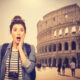 American tourist perplexed by Europe