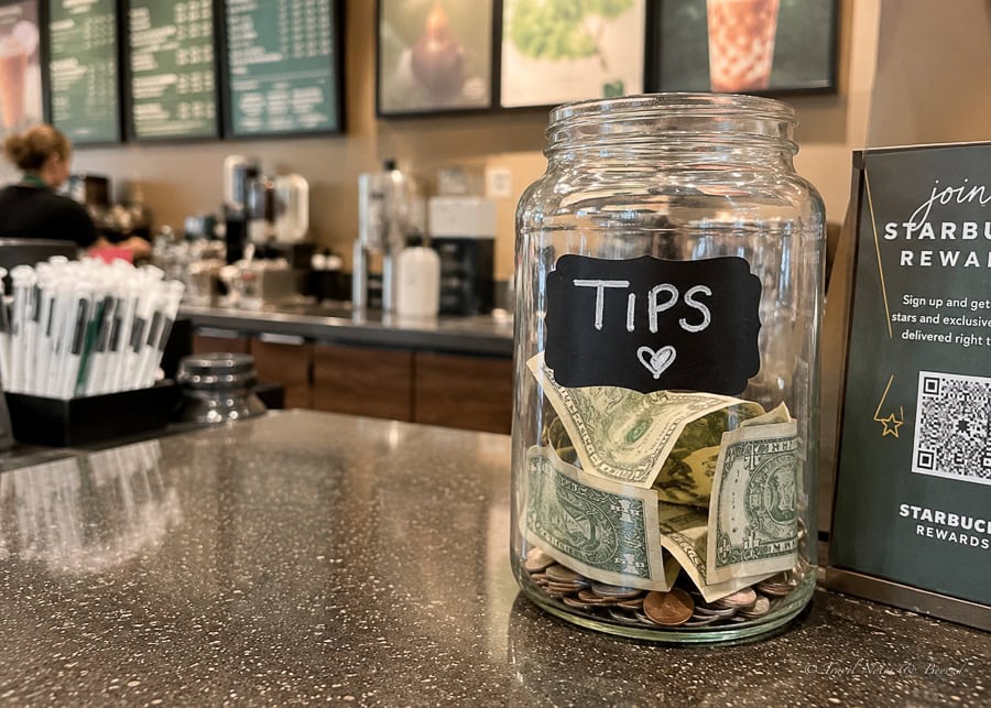 The tipping jar