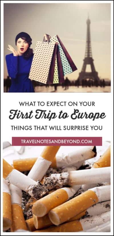 tips for first trip to europe