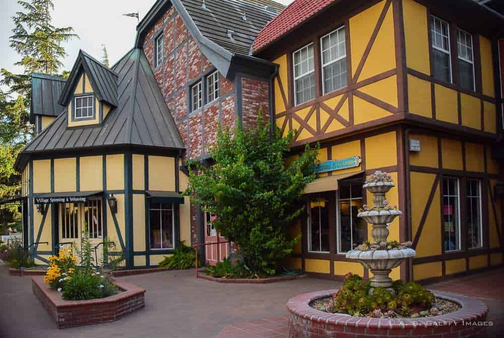 Timber houses in Solvang