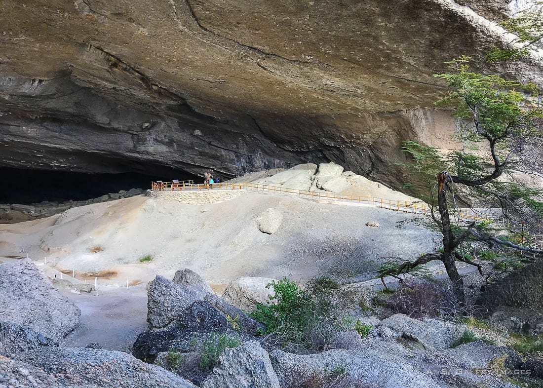 View of Cueva del Milodon