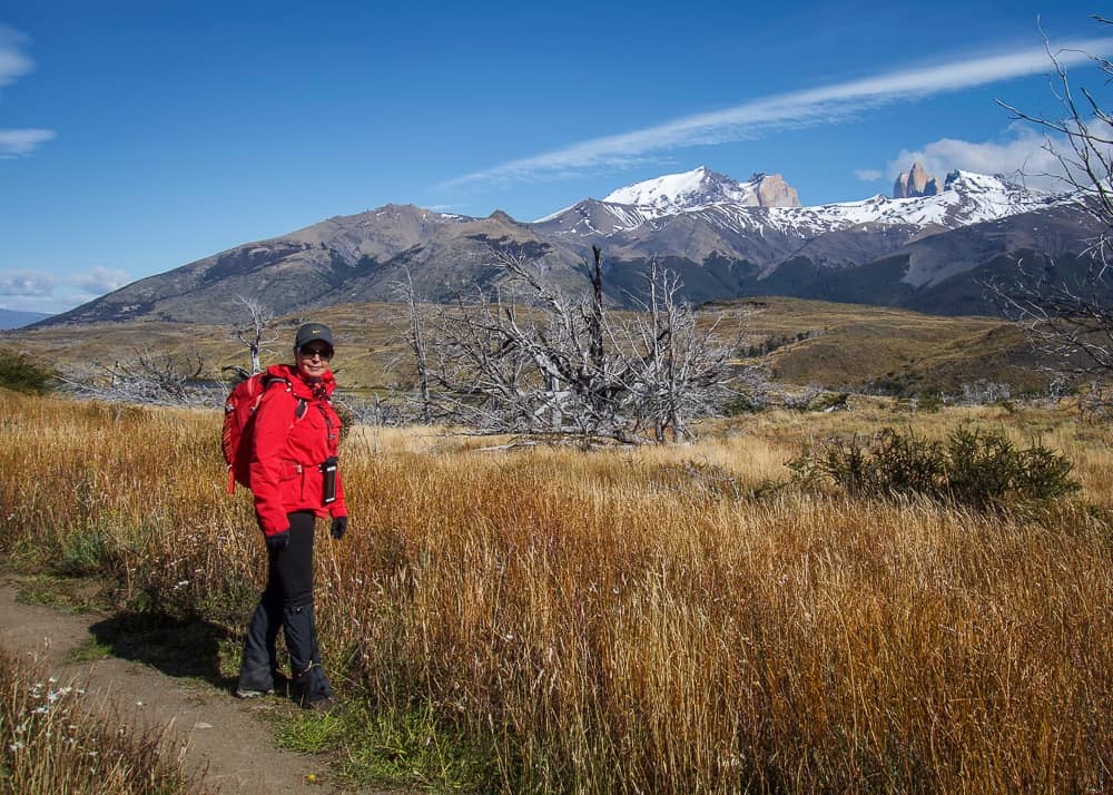 Hiking at Laguna Azul in Torres del Paine