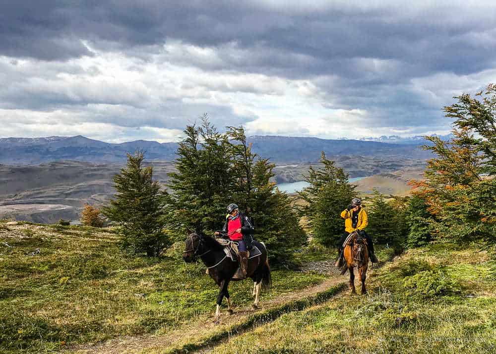 Horseback riding in Torres del Paine