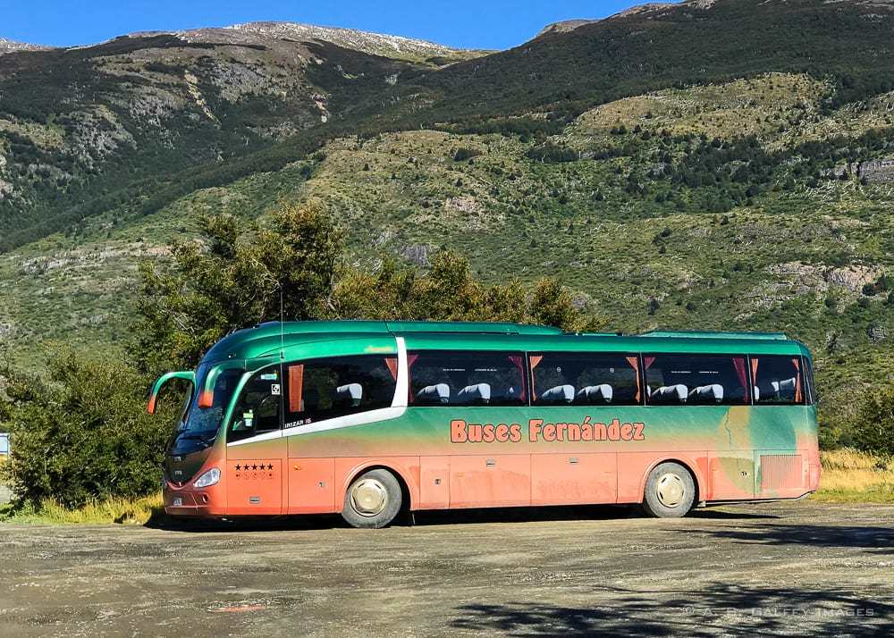 how to get to Torres del Paine by bus