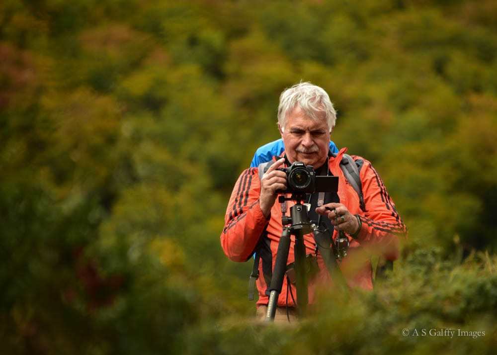 Taking pictures in Patagonia