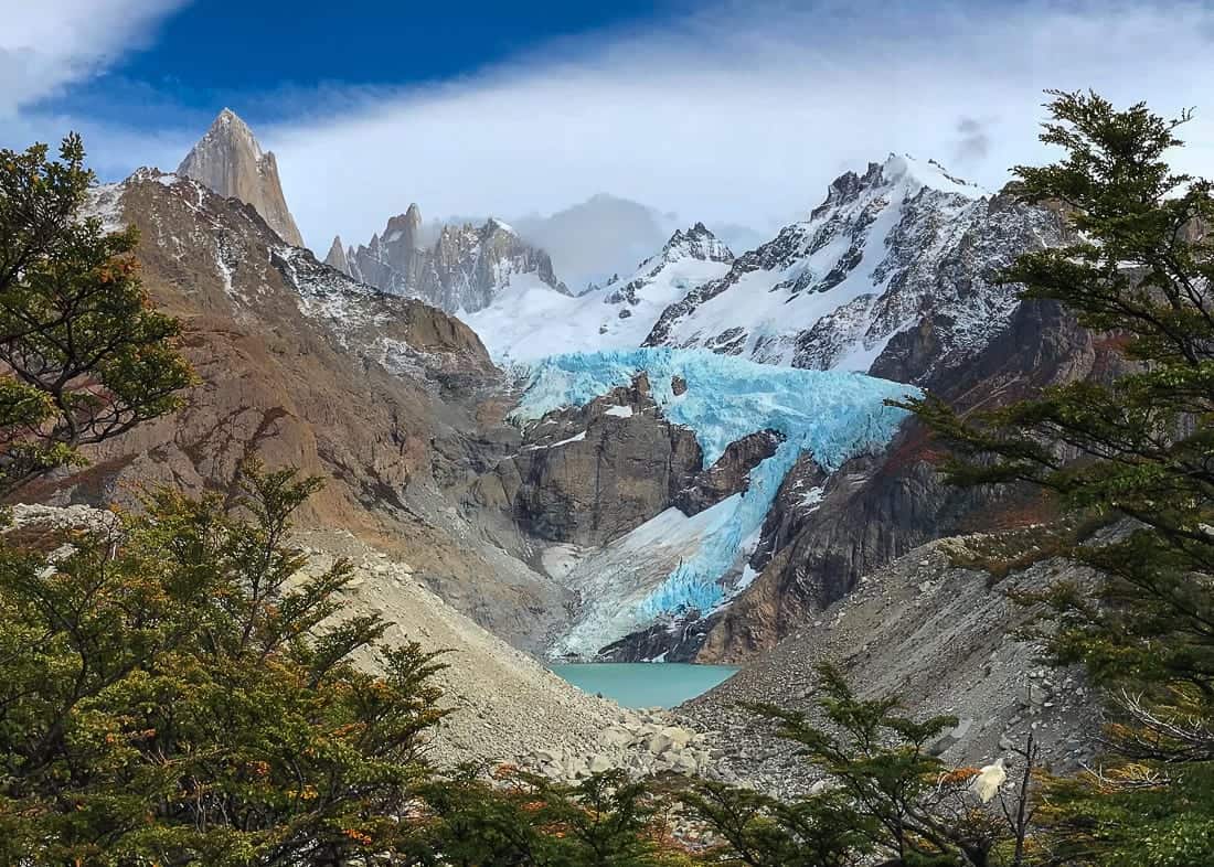 View of Mirador Piedras Blancas in El Chalten