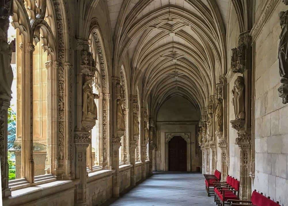 view of San Juan de los Reyes Monastery in Toledo