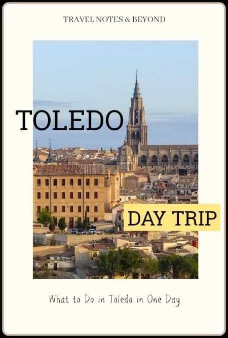 Day trip to Toledo from Madrid pin