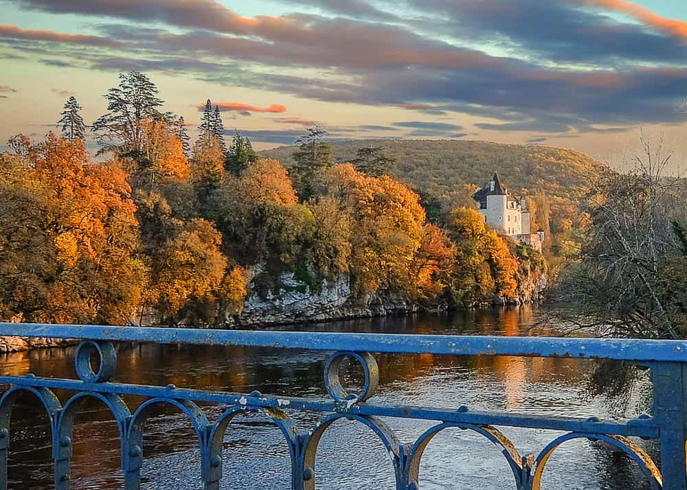 European landscape in fall 