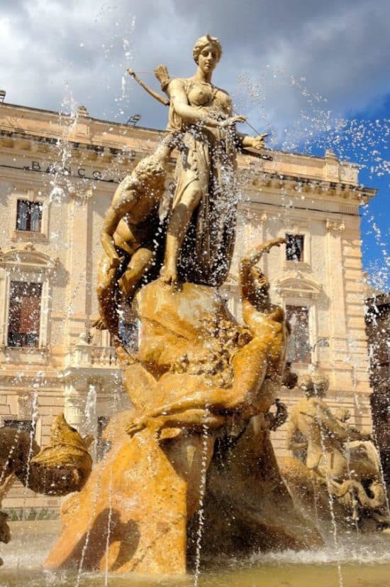 The Fountain of Diana in Piazza Archimede