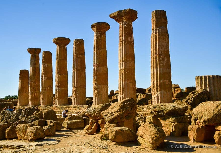 Temple of Heracles in the Valley of the Temples, Sicily
