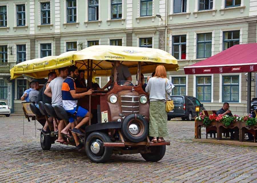 Beer biking in Riga - Europe bucket list