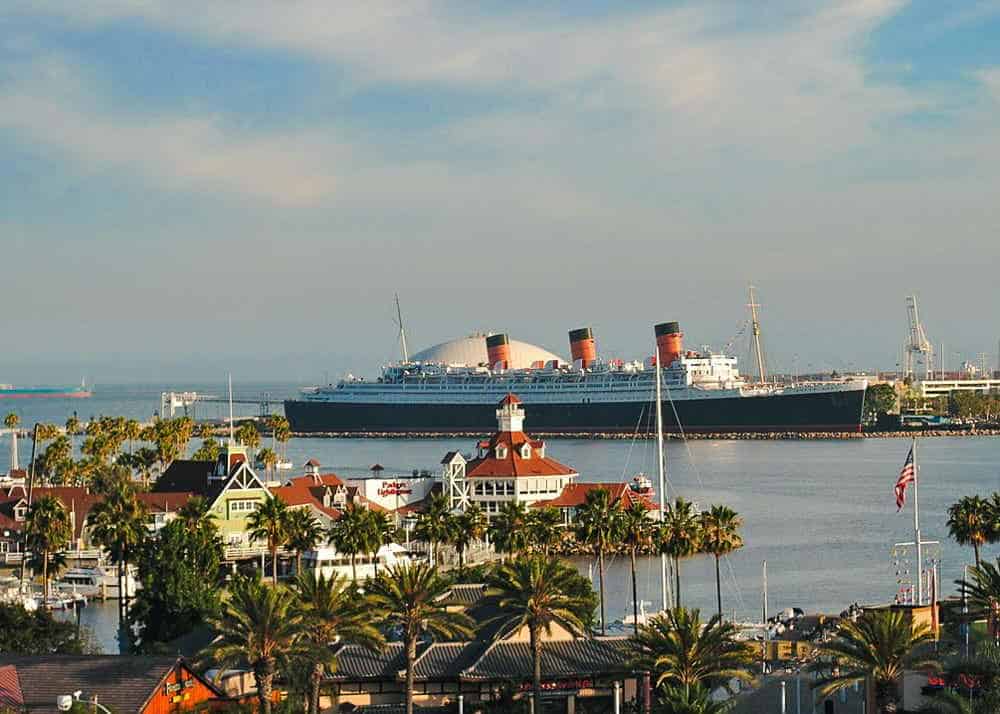 view of the Shoreline Village in Long Beach 