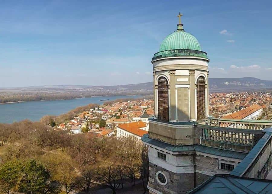 View of the Danube from Esztergom Basilica