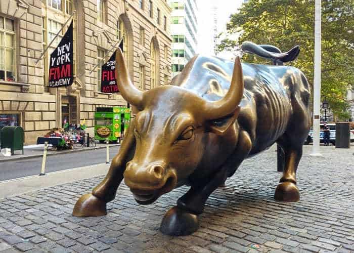 The Charging Bull on Wall Street New York