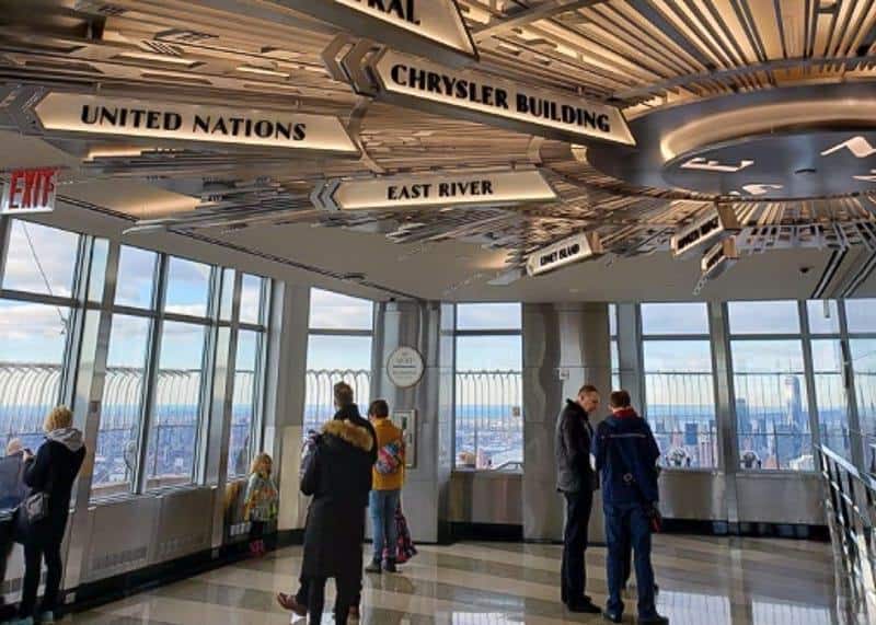 Empire State Building Observation Deck - 4 days in New York