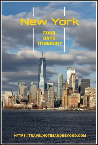 4 Days in New York itinerary