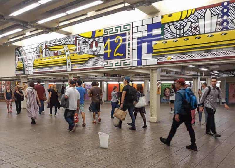 Subway station in New York