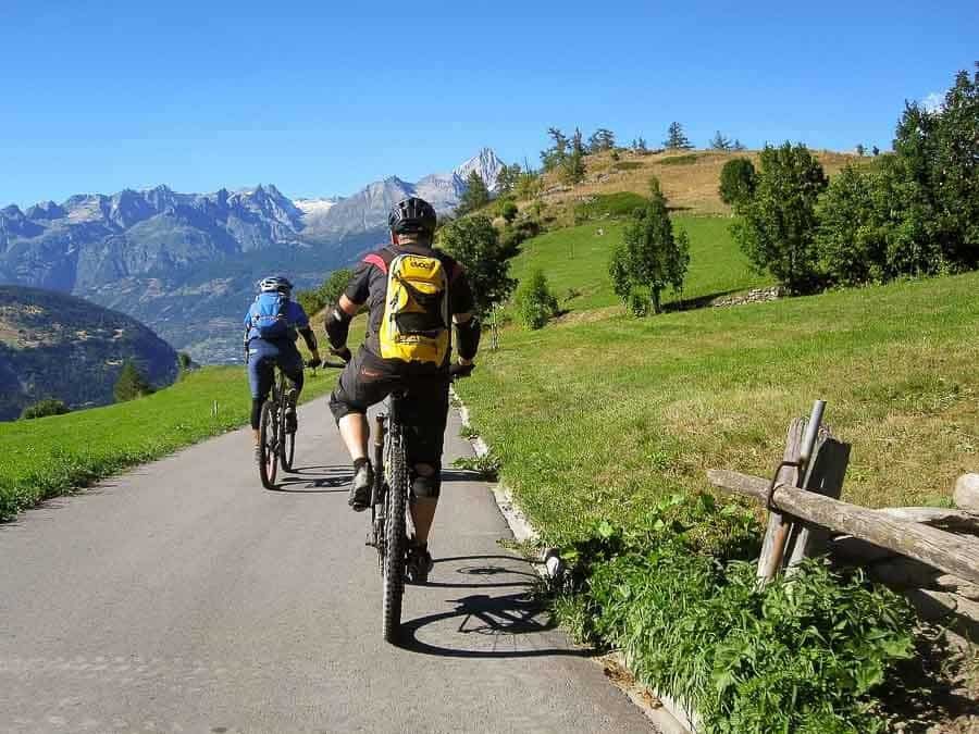 Biking in Zermatt