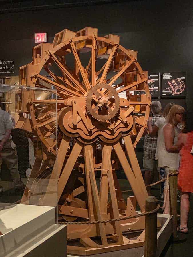 Da Vinci working machine at Chateau Clos Luce