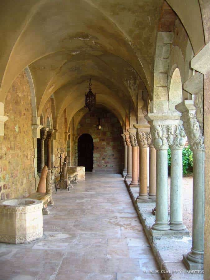 Cloister at the Chateau de la Napoule