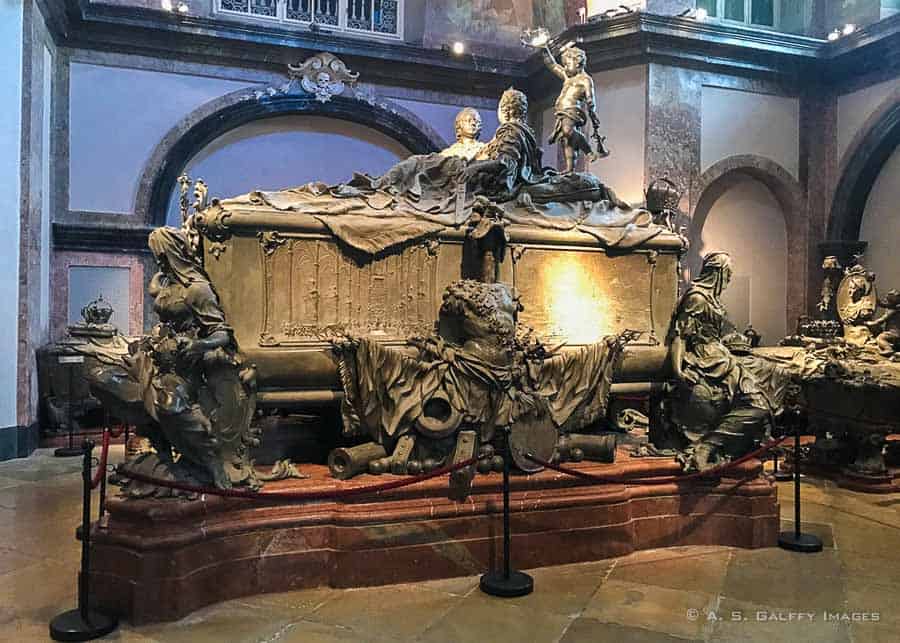 View of Maria Theresa's Sarcophagus
