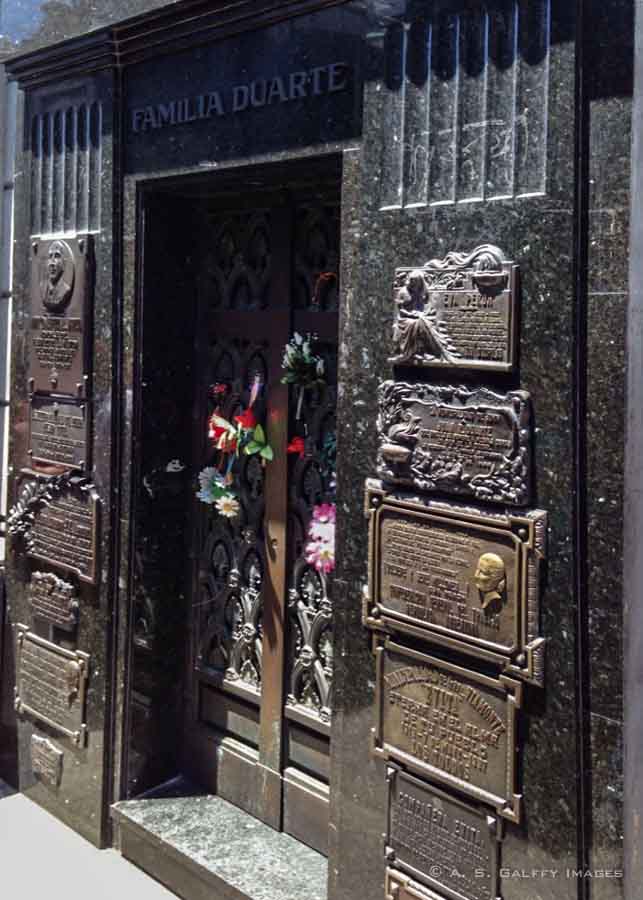 Evita's Tomb at La Recoleta