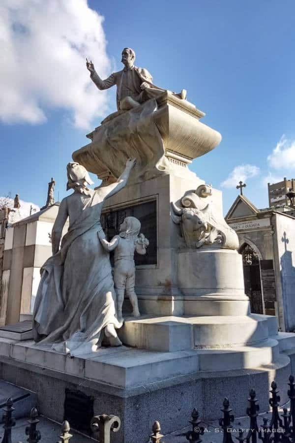 Carlos Peregrine's Tomb at La Recoleta Cemetery