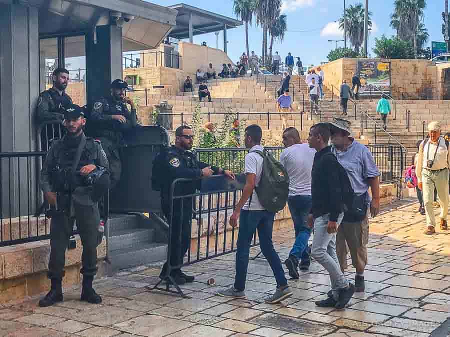 Israeli soldiers in Jerusalem