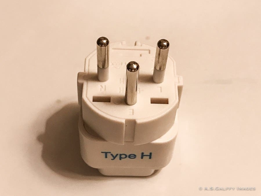 Type H plug for Israel