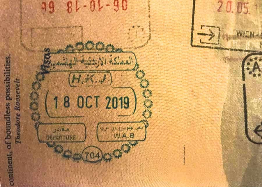 Jordanian visa