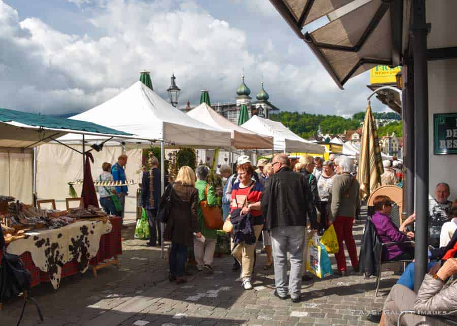 Farmers' Market in Lucerne