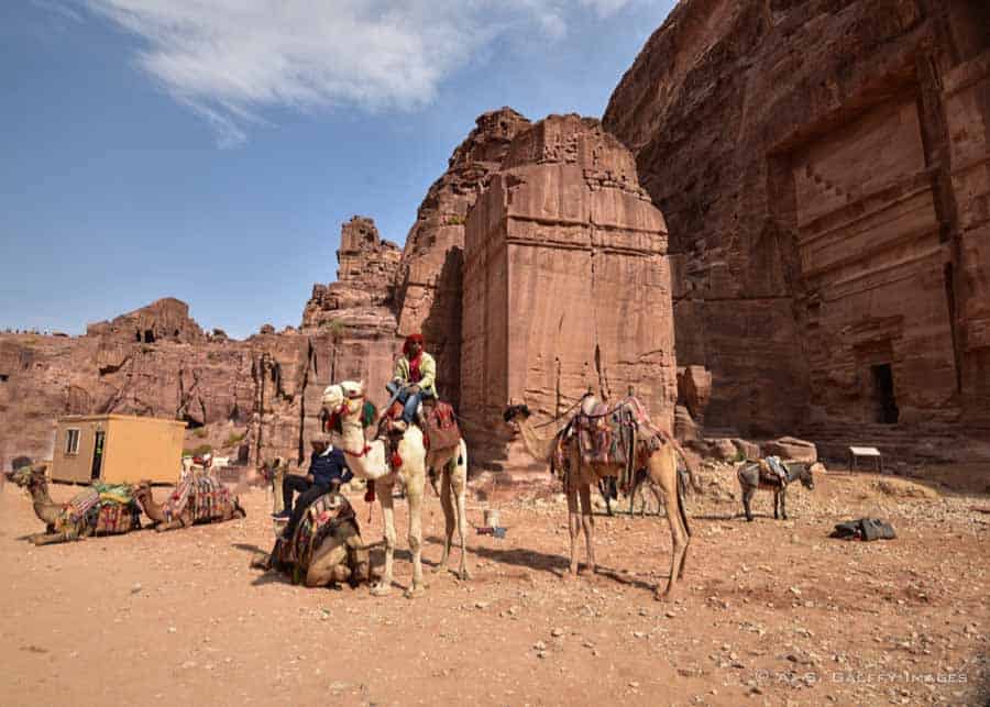 Tombs and temples in Petra