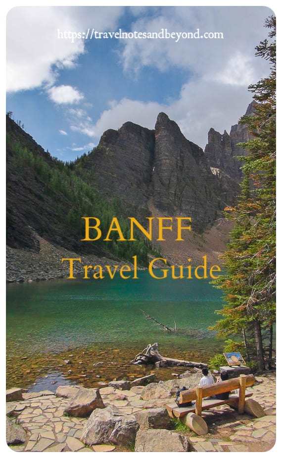 Banff travel guide pin