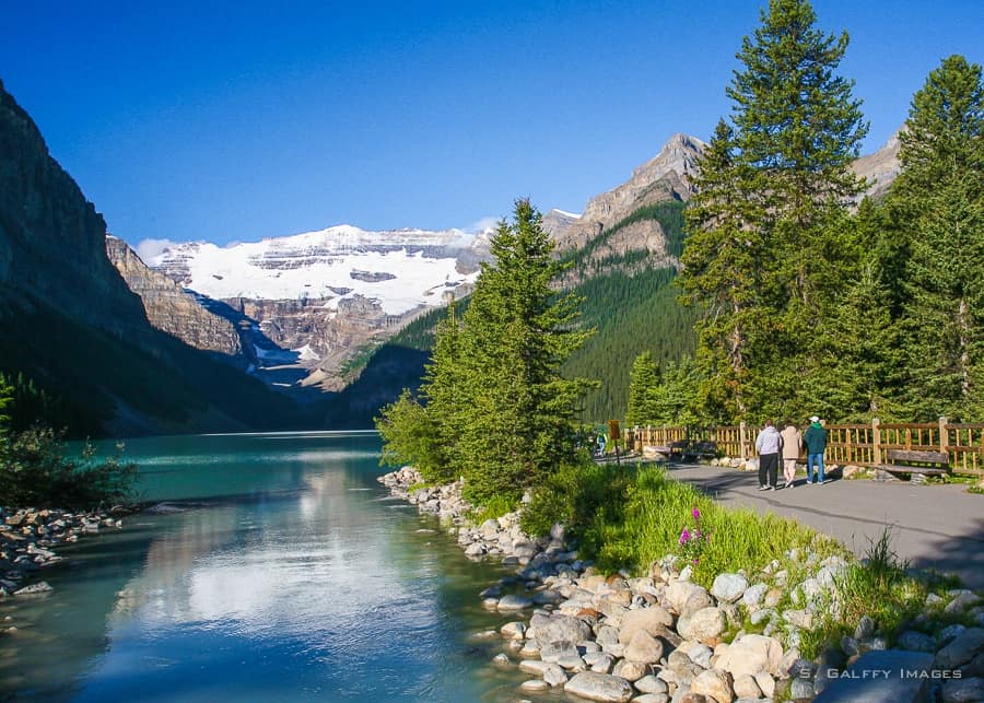 Visiting Lake Louise is one of the best things to do in Banff in Summer