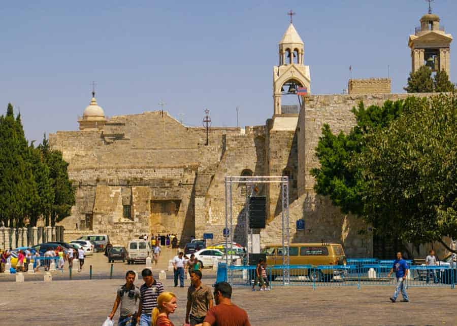 Manger square in Bethlehem