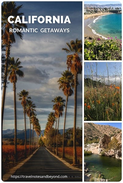 California romantic getaways