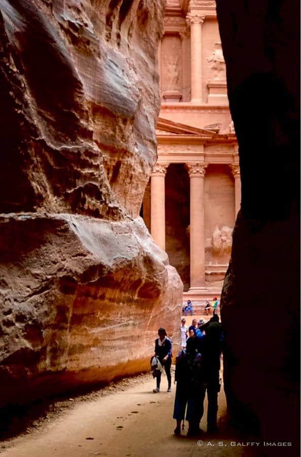 View of the Treasury from the Siq