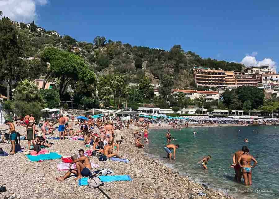 The Beach at Isola Bella