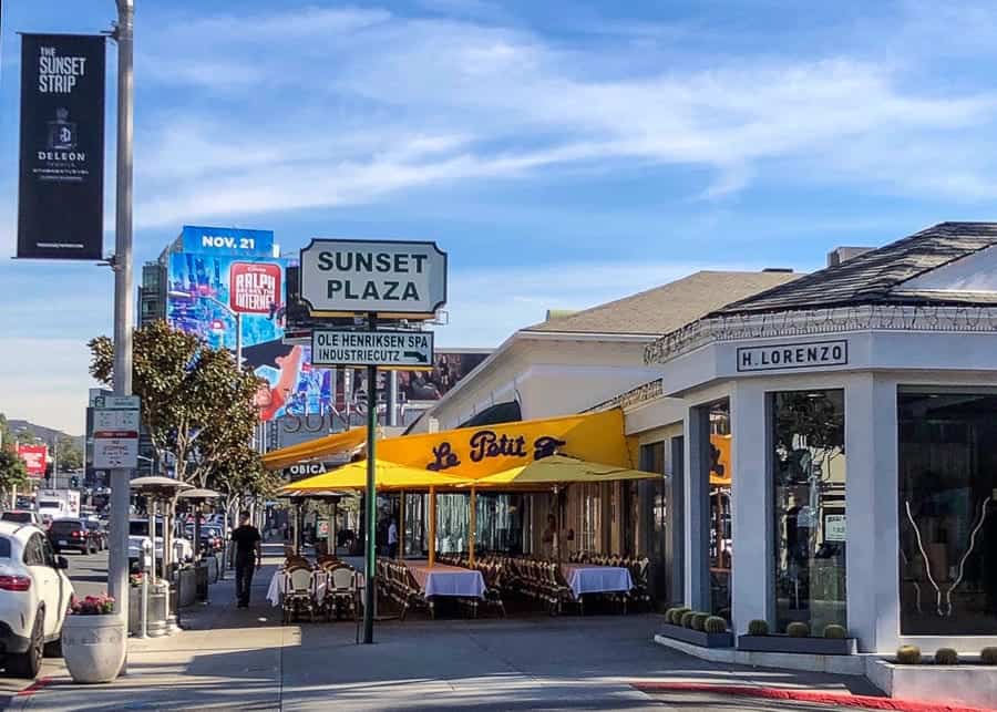 View of the Sunset Strip – 3 days in Los Angeles