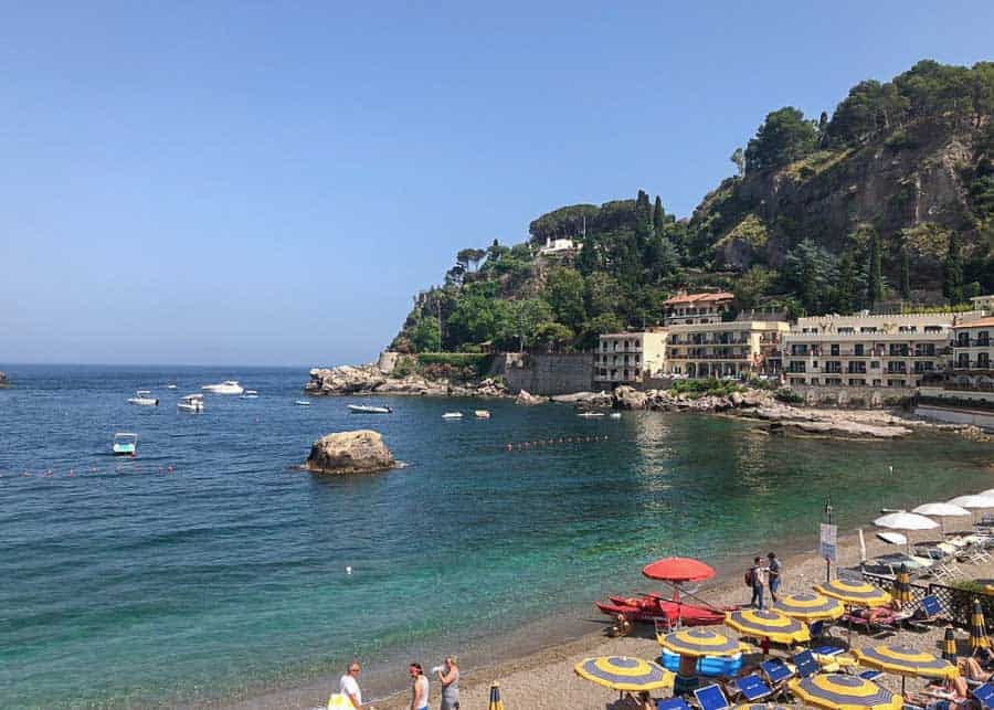 Beach at Giardini Naxos