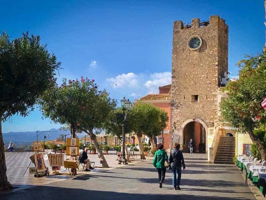 The Bell Tower in Taormina
