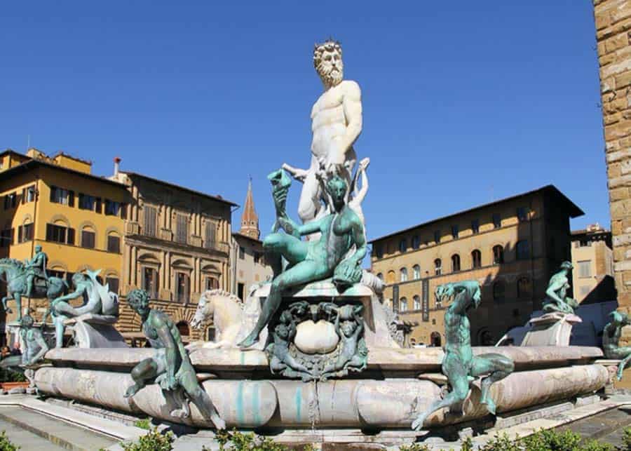 Fountain of Neptune in Florence