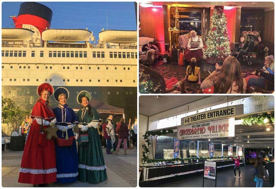 Things to do in Los Angeles in December: enjoy a Queen Mary Christmas