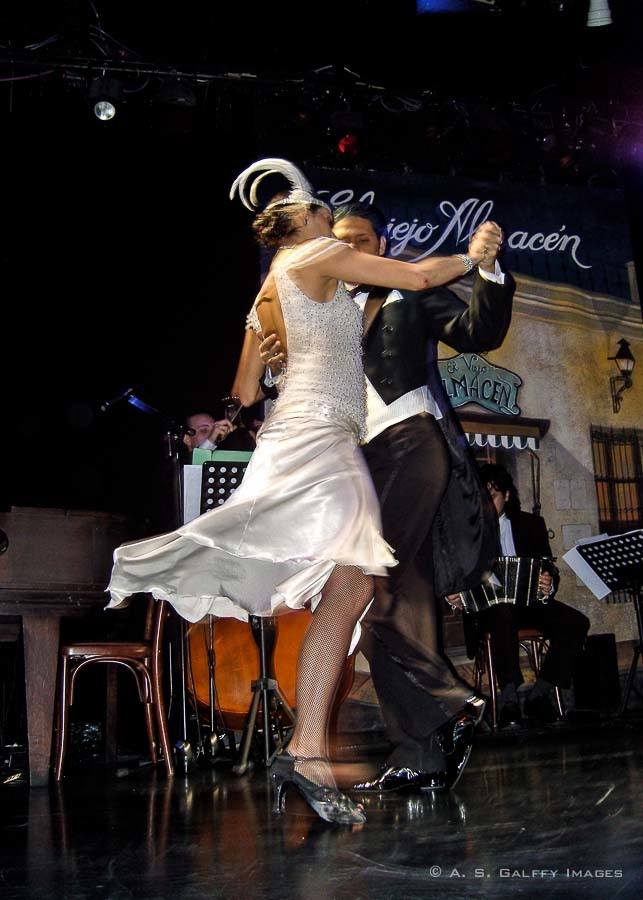 Tango show in San Telmo neighborhood