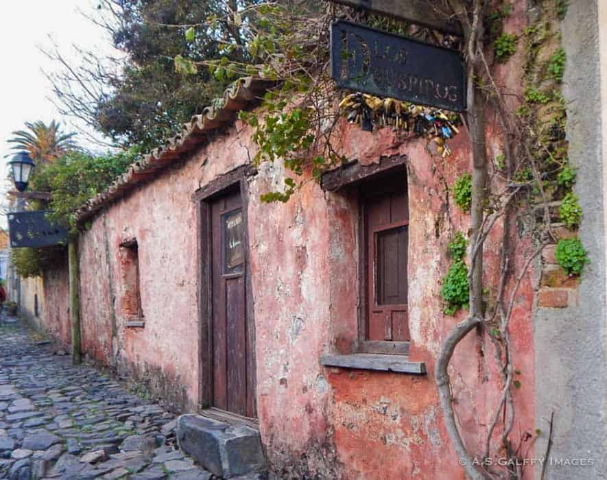 Old building in Colonia de Sacramento, URUGUAY